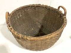 Antique handmade apple basket