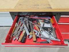 Craftsman 9-Drawer Work Bench & Contents