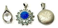 13.7 Grams Sterling Silver Pendants