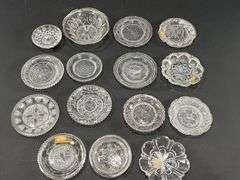 Sandwich Glass Saucers