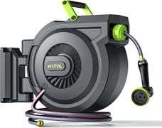NEW MYTOL 5/8"x 82Ft. Auto Hose Reel