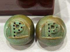Vintage Frankoma Dish / Small Pitcher / Salt & Pepper Shakers