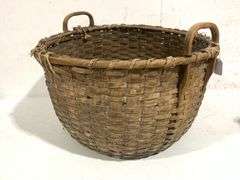Antique handmade apple basket