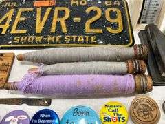 Missouri “4EVR-28” License Plate / Vintage Post Cards / Bottle Openers / Souvenirs / Scale / Pins / 