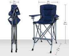 NEW RMS Extra Tall Metal Folding Chair