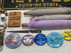Missouri “4EVR-28” License Plate / Vintage Post Cards / Bottle Openers / Souvenirs / Scale / Pins / 