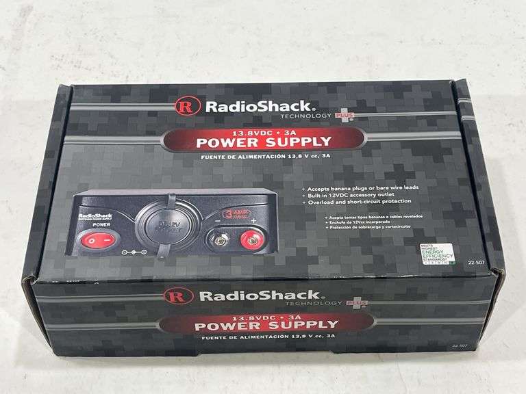 RadioShack Power Supply - Black And Gold Auctions