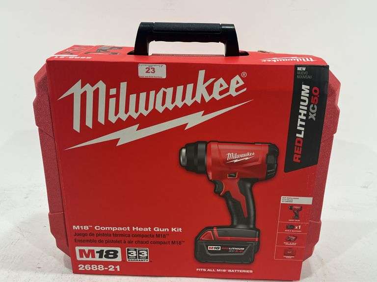 NEW Milwaukee M18 Compact Heat Gun Kit