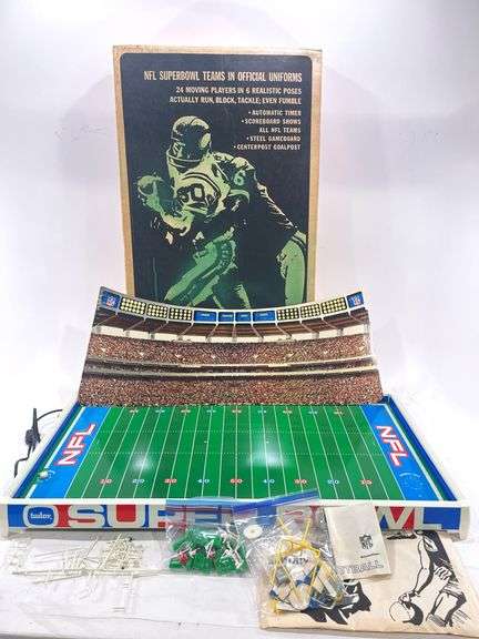 VTG 1970 Super Bowl KC Chiefs vs Vikings Electric Football Game
