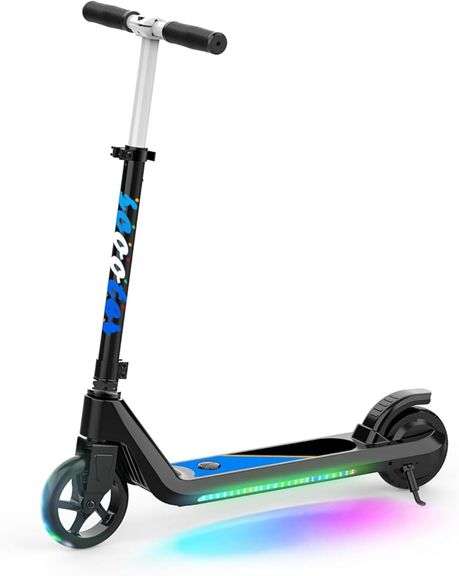 New Electric Scooter for Kids Age of 6-10, Kick-Start Boost Kids Scooter with Adjustable Speed and H