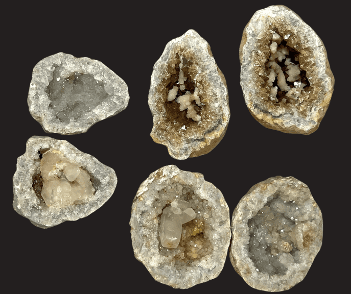 (3) Geodes w/ Beautiful Inclusions