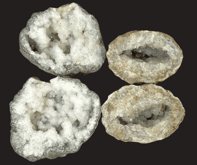 (2) Geodes w/ Attractive Inclusions