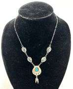 Sterling Silver & Turquoise Necklace