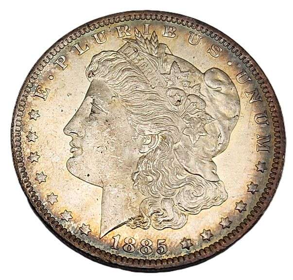 1885-O Morgan Dollar, Choice Uncirculated, Toned!
