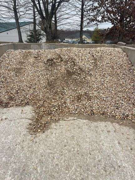 (~4 yd.³) of Small Decorative Round Rock