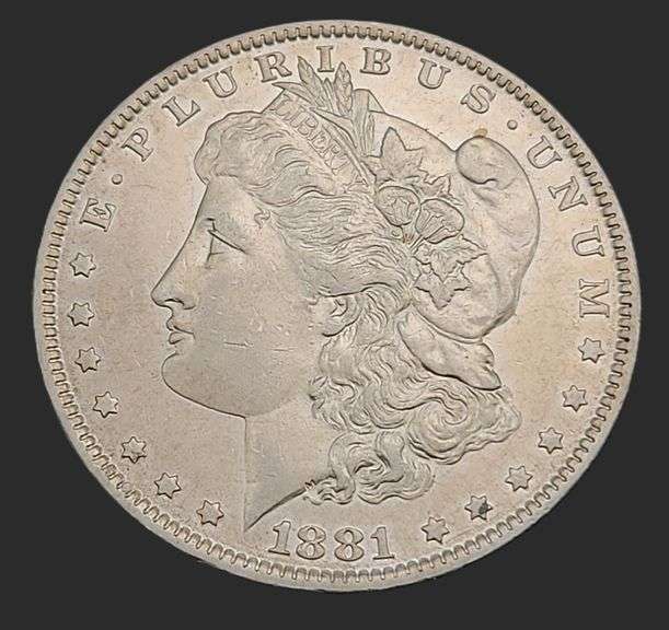 1881-O Morgan Dollar, AU