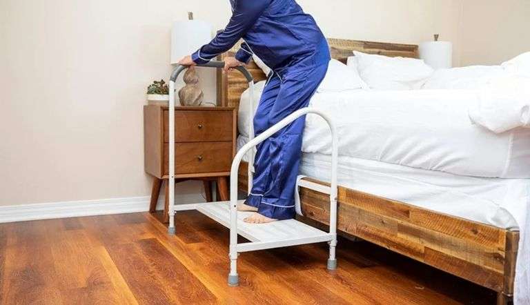 Step2Bed Bed Rails For Elderly - Black And Gold Auctions