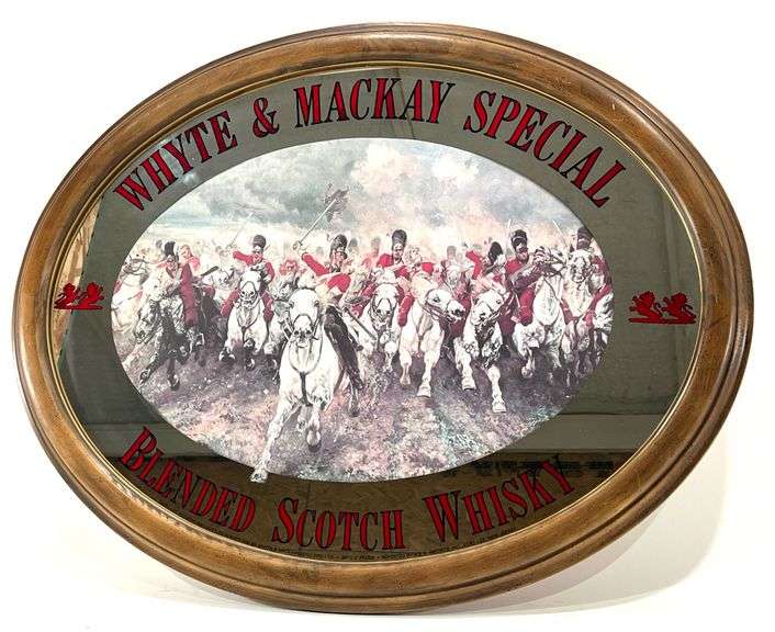 WHYTE & MACKAY Special Blender Scotch Whiskey Mirror Sign