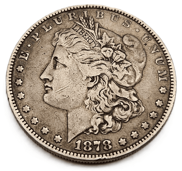 1878 8 T.F. Morgan Dollar, VF