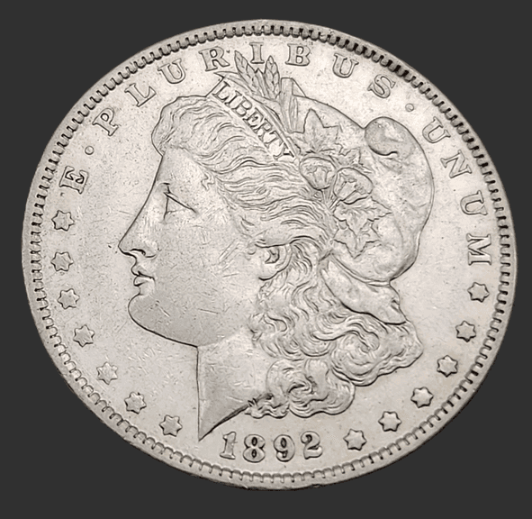 1892 Morgan Dollar, XF Details