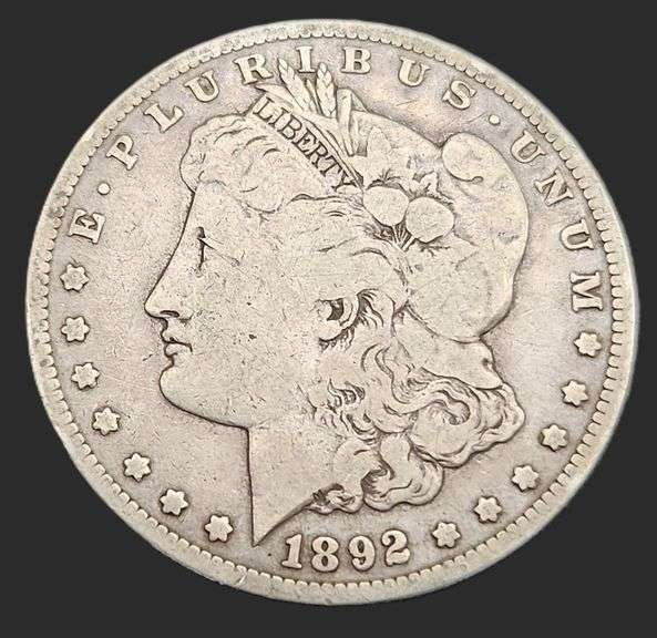 RARE: 1892-S Morgan Dollar, VG