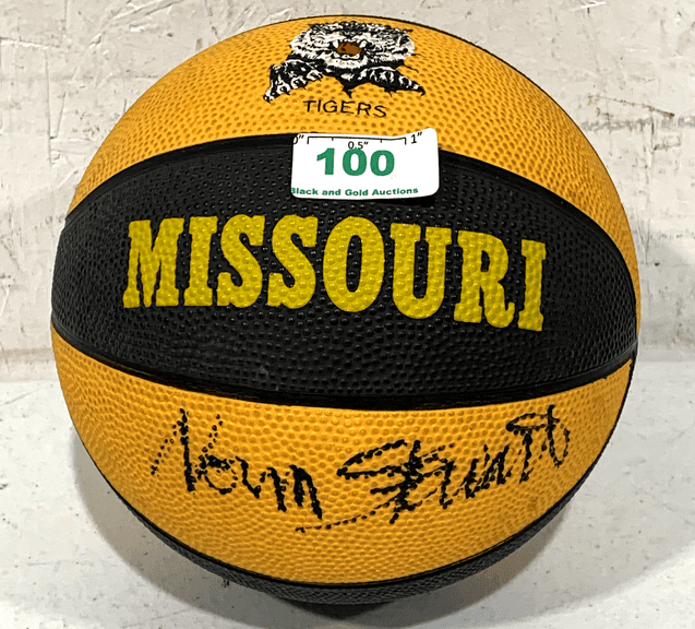 1986 Missouri Tiger Coaches Signed Basketball