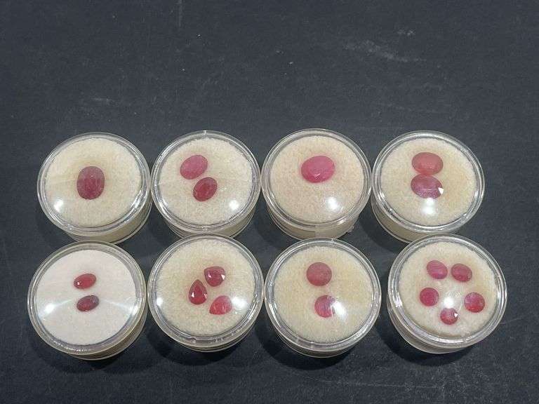 Cut Ruby Gemstones: Burma & Mahaleo