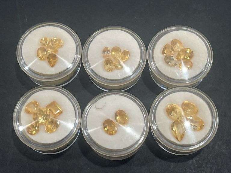 Cut Citrine Gemstones