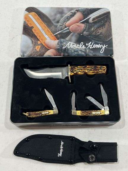 Uncle Henry (3) Knife Set & Sheath