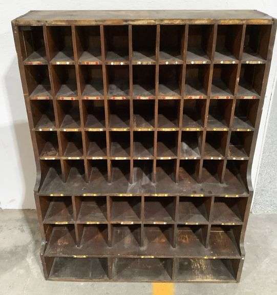 Antique Mail Sorting Cabinet