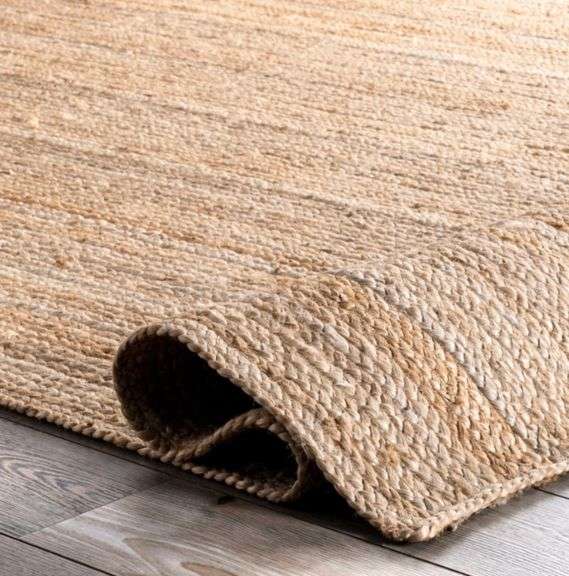 NEW 3Ft. X 5Ft. Woven Jute Area Rug