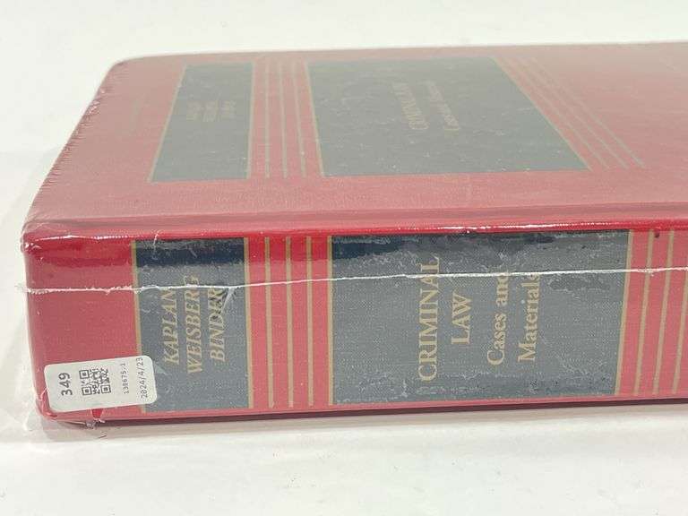 8th Edition New Criminal Law by Kaplan Binder