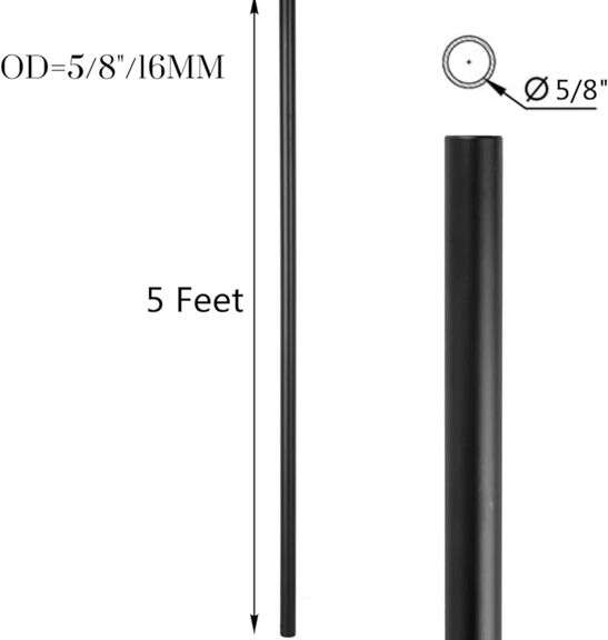 (10) 5Ft. X 3/8"In. Horizontal Bar Balusters