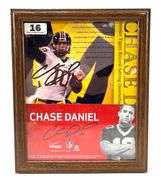 Chase Daniel Autographed Framed Signatures