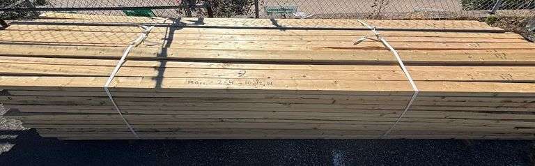 (150 pcs) 2x4-10’, 12’, 14’ #2 Grade Spruce