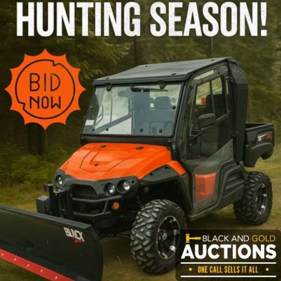 LIKE NEW! - 2017 Intimidator DX4 UTV W/ Electric/Hydro Snow Plow 