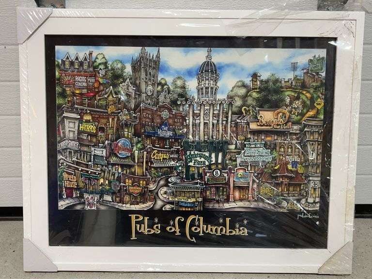 Pubs of Columbia Framed Printed Art