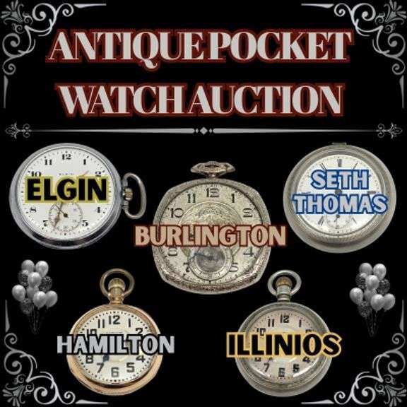 Rare Antique Pocket Watch Collection - Round 1