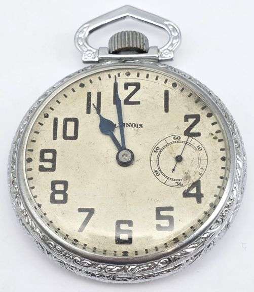 Illinois Watch Co 19 Jewel Pocket Watch