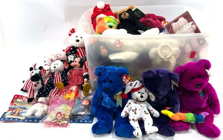 TY Beanie Babies & Stuffed Animals - Black And Gold Auctions