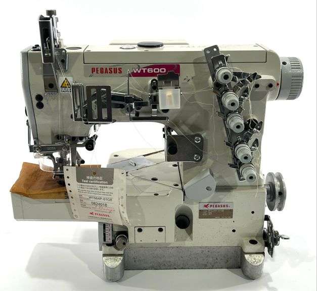 PEGASUS WT664P-01GB Plus Industrial Interlock ‘Zebra Stitch’ Sewing Machine W/Accessories