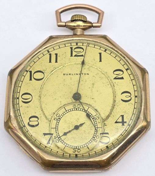 Burlington Watch Co 21 Jewel Pocket Watch