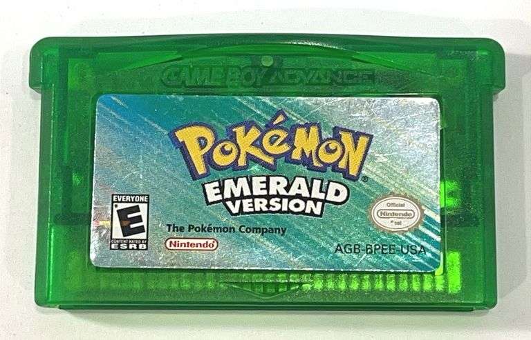 2004 Authentic Original Pokemon Emerald Version Game Boy Advanced Cartridge