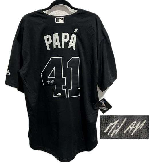 Miguel Papa Andujar Autographed Yankees Jersey