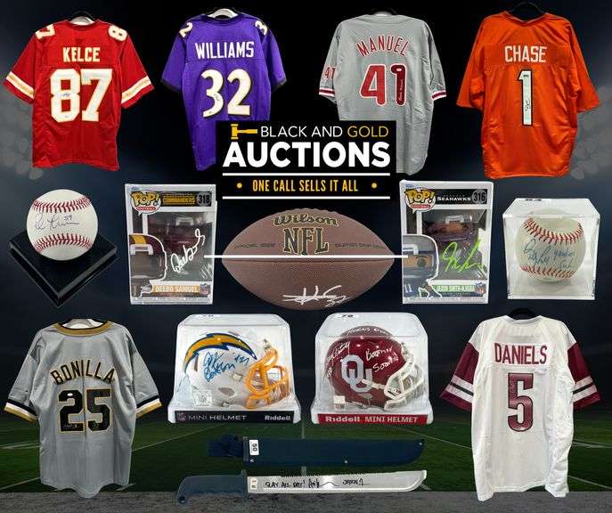 Autographed Sports Jerseys & More Auction - Round 3