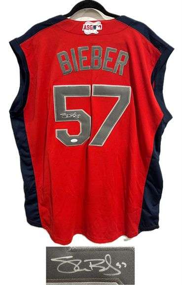 Shane Bieber Autographed 2019 All Star Futures Jersey