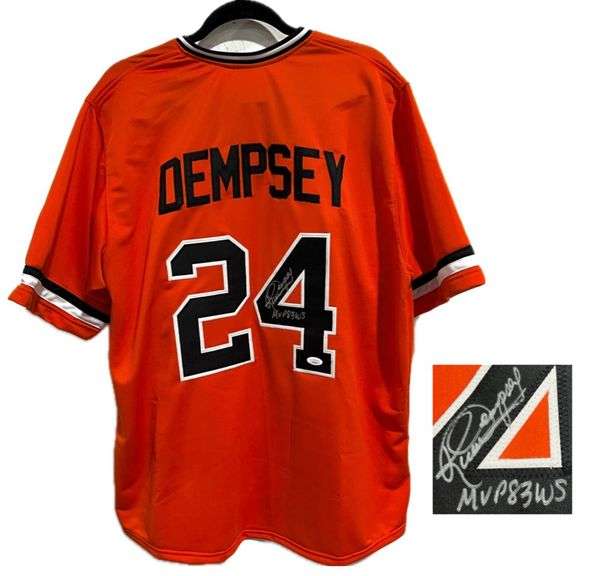Rick Dempsey Autographed Baltimore Orioles Jersey
