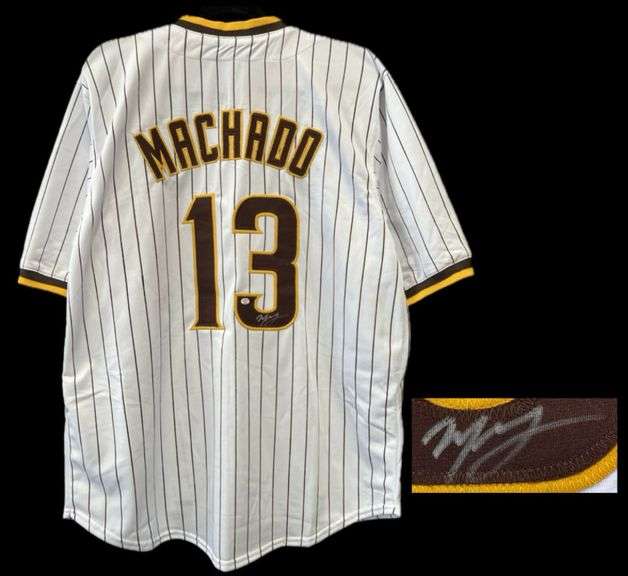 Manny Machado Autographed San Diego Jersey
