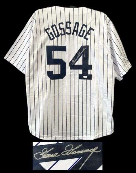 Goose Gossage Autographed Yankees Jersey