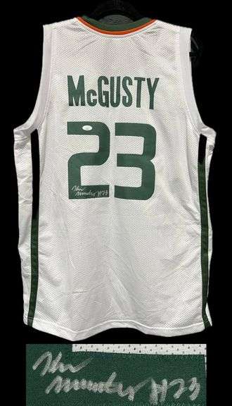 Kam McGusty Autographed Miami Hurricanes Jersey